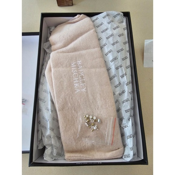 badgley mischka Ryder Rider Blue Heel Jeweled Wedding Shoe Something Blue - Picture 3 of 4